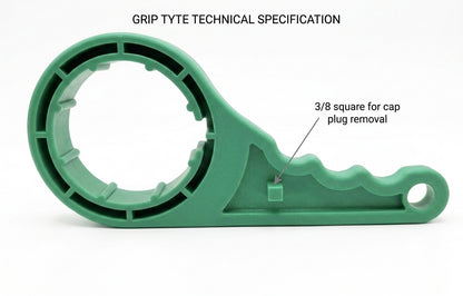 *NEW* Grip Tyte Wrench for 3" Caps with 8 Divots (Tuff Jug Brand)