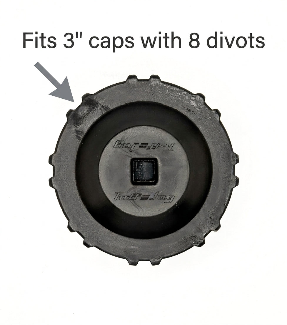 *NEW* Grip Tyte Wrench for 3" Caps with 8 Divots (Tuff Jug Brand)